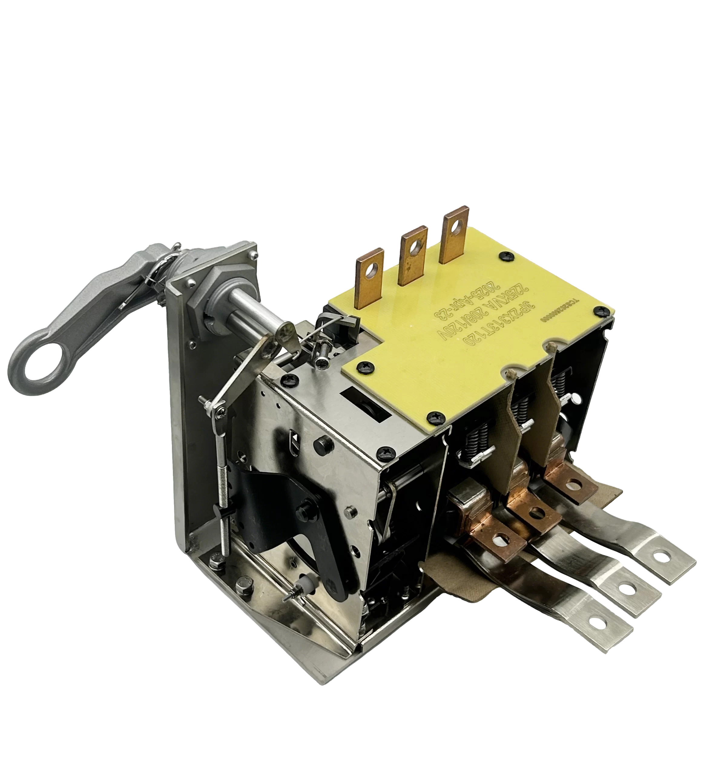 Three phase 2X313A CSP oil immersed circuit breaker 225KVA side view